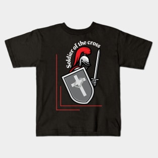 Soldier of The Cross Christian Kids T-Shirt